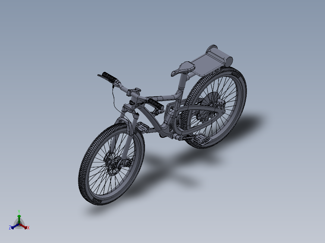 65---带急救箱和工具箱的自行车附件设计模型sw2010三维图纸模型设计图纸正等轴测图