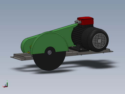 棒料切割机图纸设计含三维图+二维+说明书