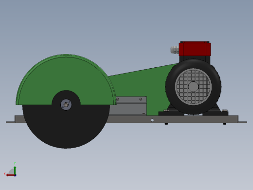 棒料切割机图纸设计含三维图+二维+说明书后视缩略图