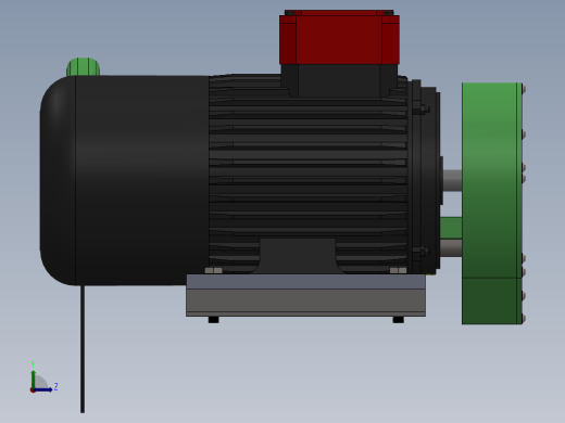棒料切割机图纸设计含三维图+二维+说明书左视缩略图