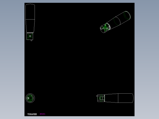 把手(折疊迴轉)IR.407、IR.407-INOX-2D多系列多零件图纸模型