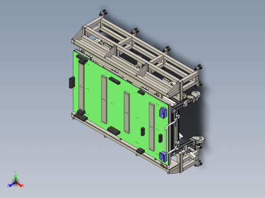 重载AGV料车（抬起和定位机构）