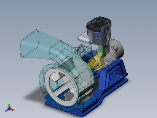 发动机鼓风机总成5