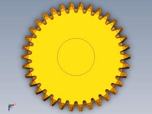 基于UG的微型行星少齿数齿轮减速器的参数化设计【含三维+20张CAD图+文档】俯视缩略图
