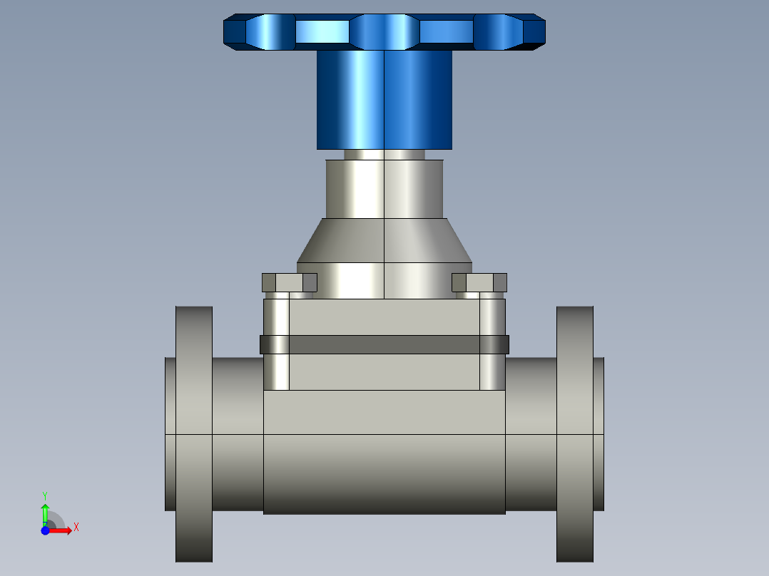 阀门模型-DN25______(____)前视图
