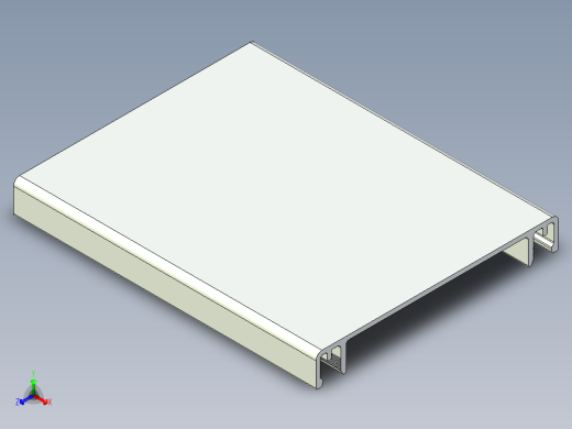 型材-KJN CABLE CONDUIT COVER 80 KJN511060.STEP正等轴测缩略图