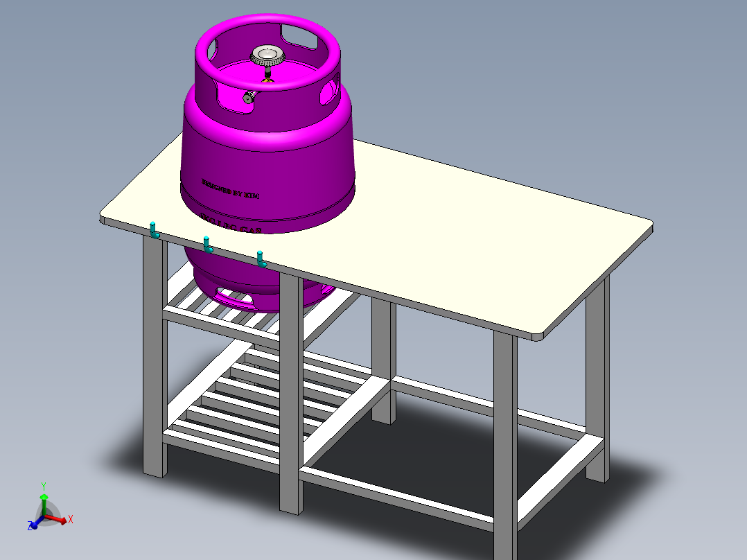 6-12公斤液化石油气罐主视图