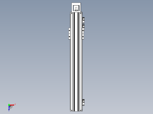 TPA-KNR-100E-2020C-L600A1-M-H40-N3线性模块铝制底座俯视缩略图