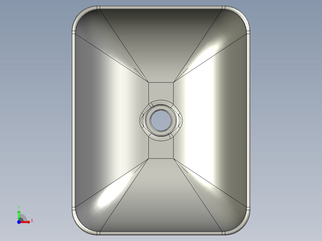 水槽、不锈钢水槽(7)前视图