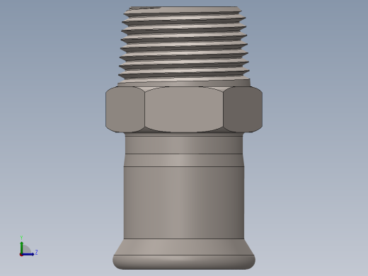 管件接头、螺纹接头、三通(41)左视缩略图