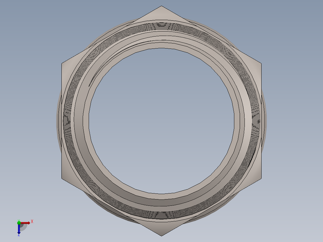 管件接头、螺纹接头、三通(41)俯视图