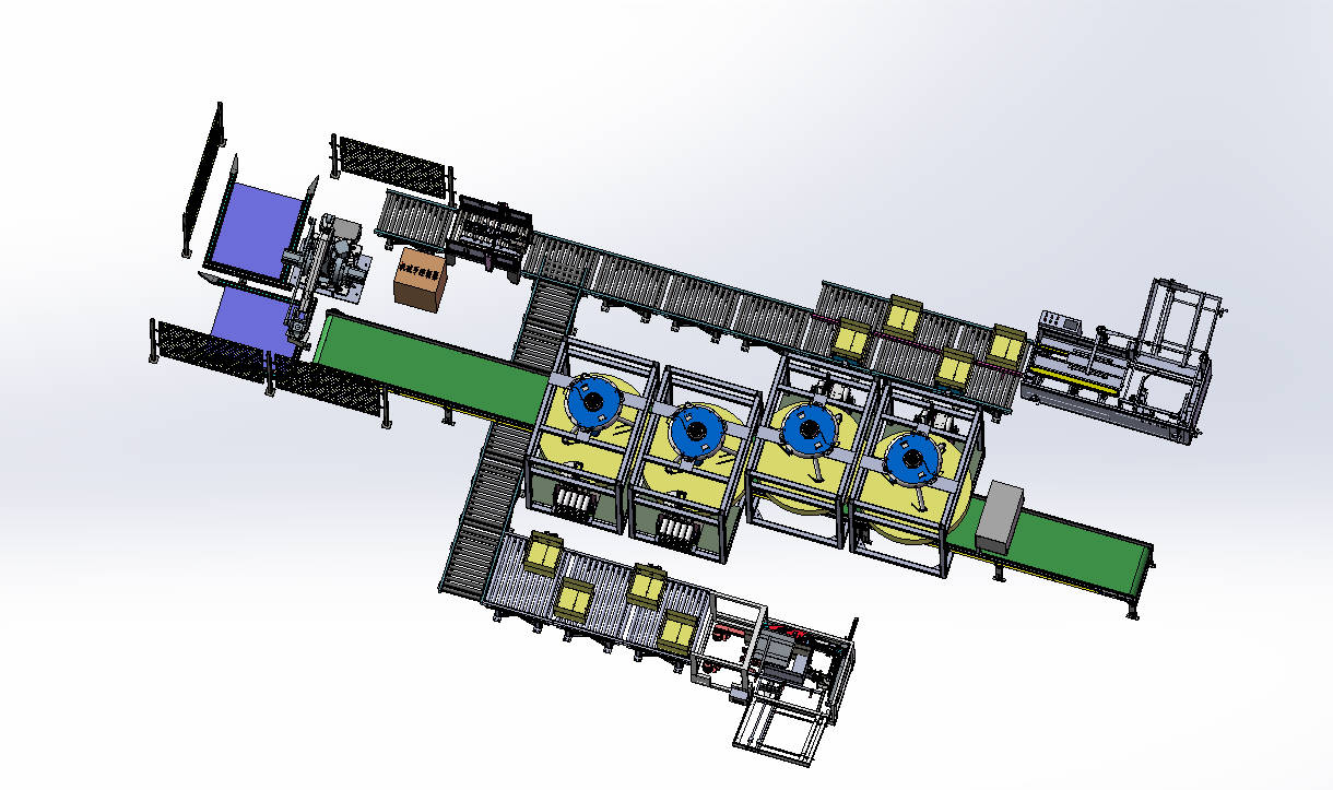 食品装箱码垛设备自动化流水线sw20