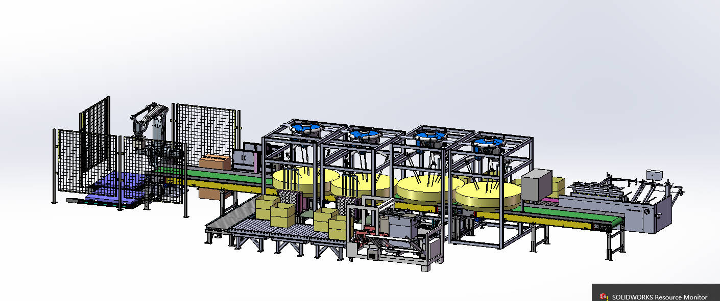 食品装箱码垛设备自动化流水线sw20