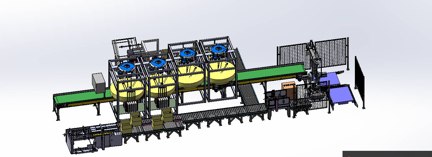 食品装箱码垛设备自动化流水线sw20