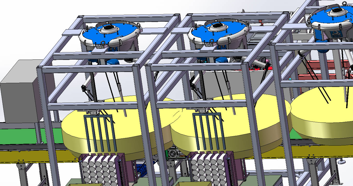 食品装箱码垛设备自动化流水线sw20