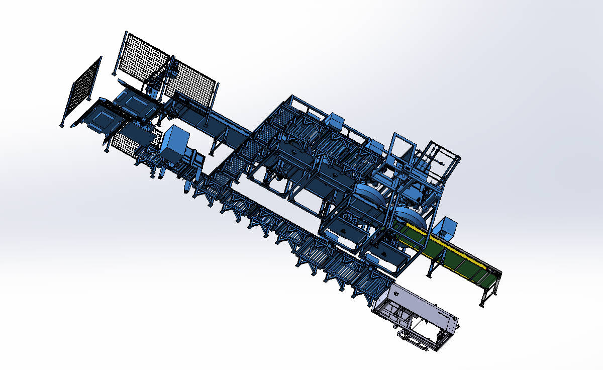 食品装箱码垛设备自动化流水线sw20