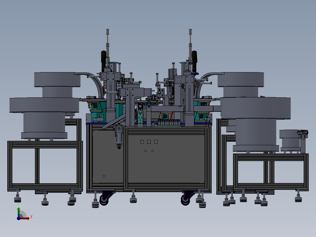 电源两极插头装配机sw22可编辑前视图