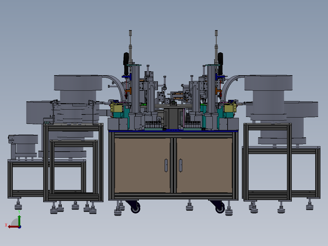 电源两极插头装配机sw22可编辑后视图