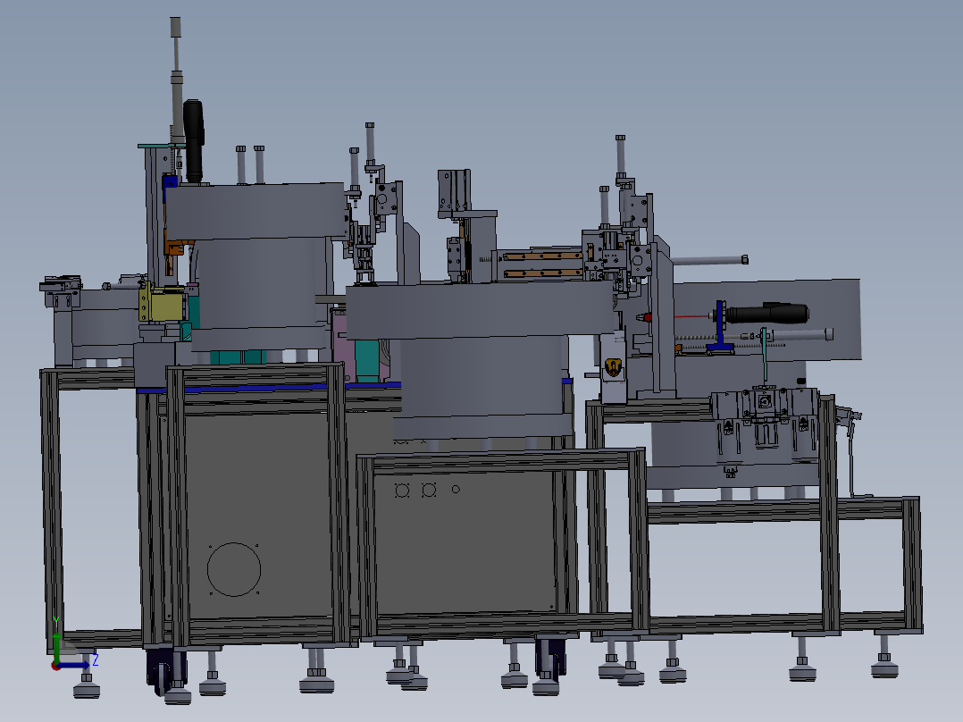 电源两极插头装配机sw22可编辑左视图