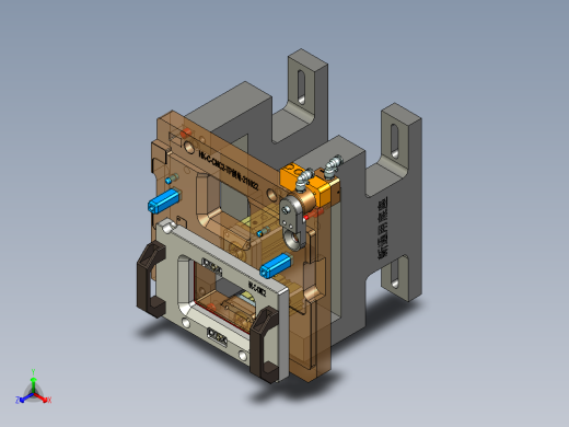 HK-C-CNC2笔记本CNC工装夹具三维模型-TP&amp;电源孔倒角-2021125正等轴测缩略图