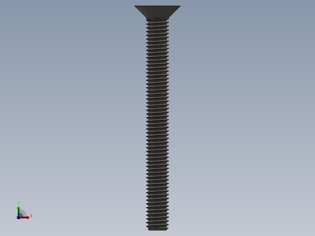 Screw_ISO_10642_M6x60_A2.SLDPRT前视图