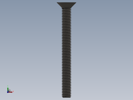 Screw_ISO_10642_M6x60_A2.SLDPRT前视缩略图