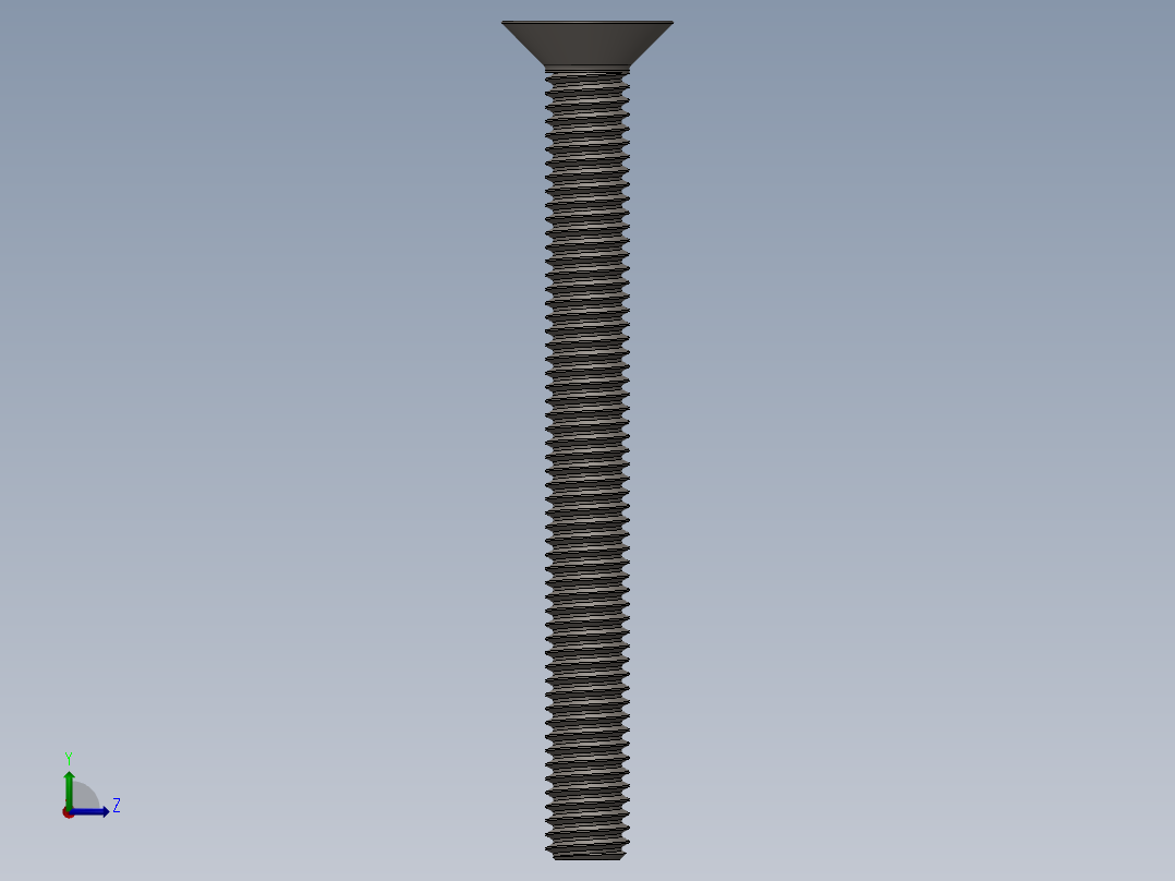 Screw_ISO_10642_M6x60_A2.SLDPRT左视图