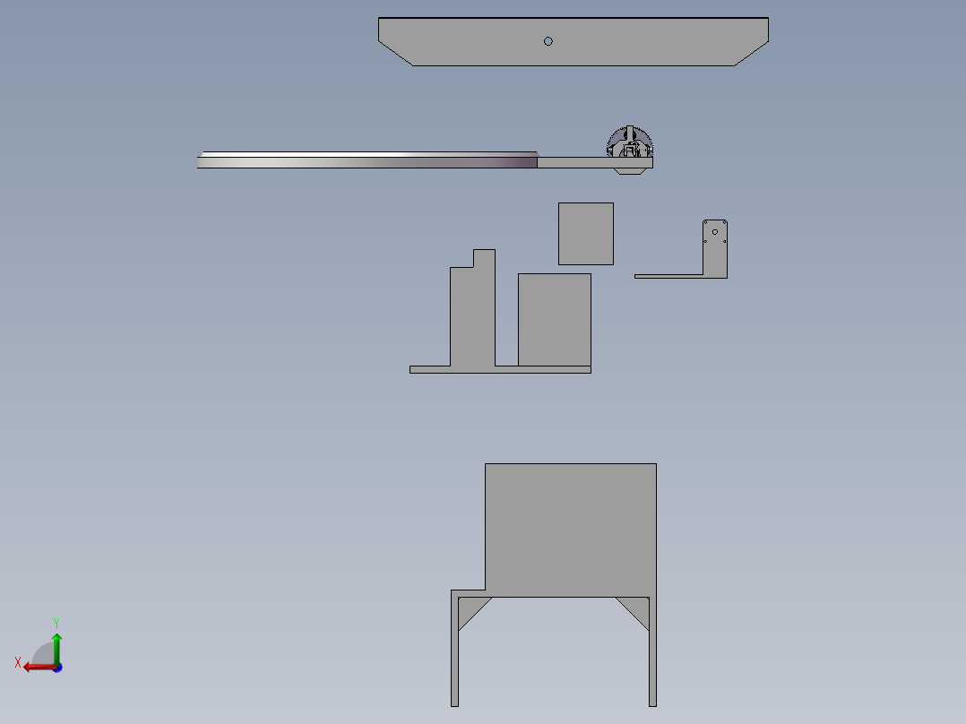 单向离合器 熔热垫后视图