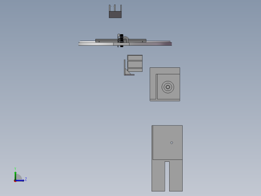单向离合器 熔热垫左视缩略图