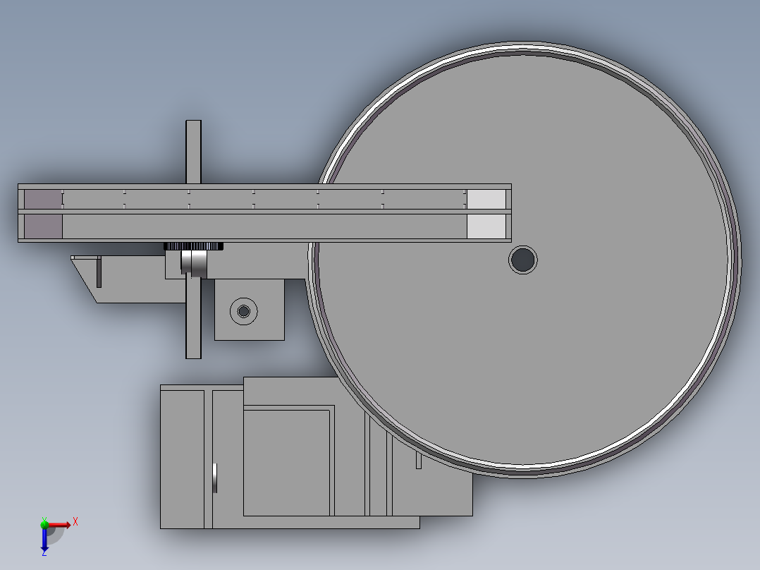 单向离合器 熔热垫俯视图