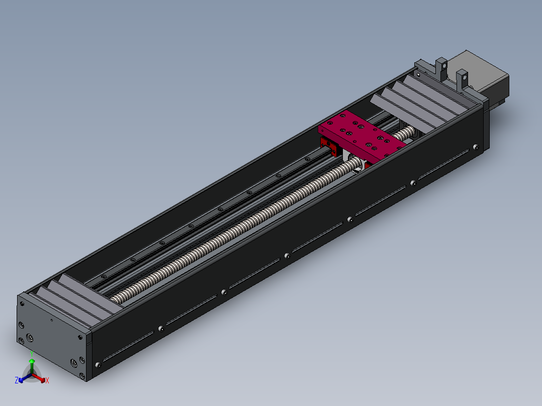 A3003423-丝杠模组正等轴测图