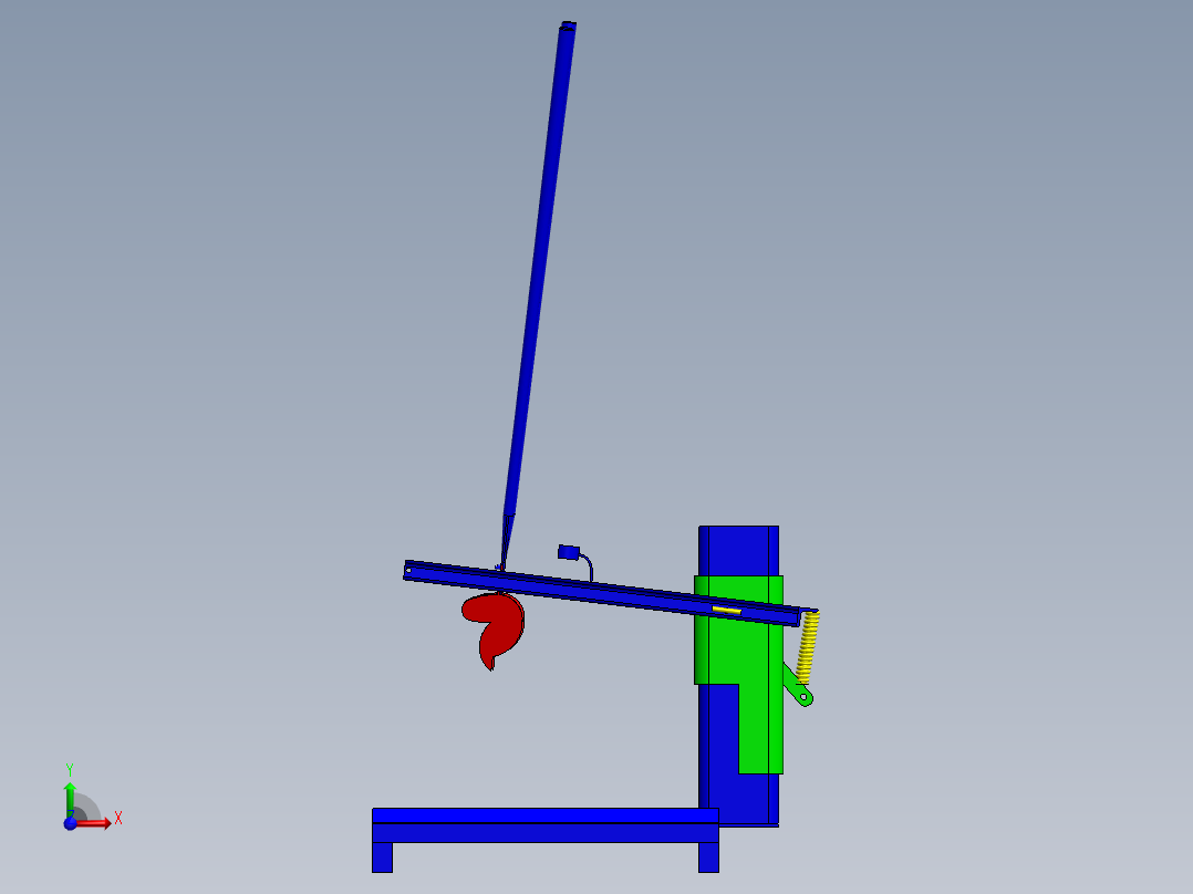 A2004006-椰子开壳器前视图