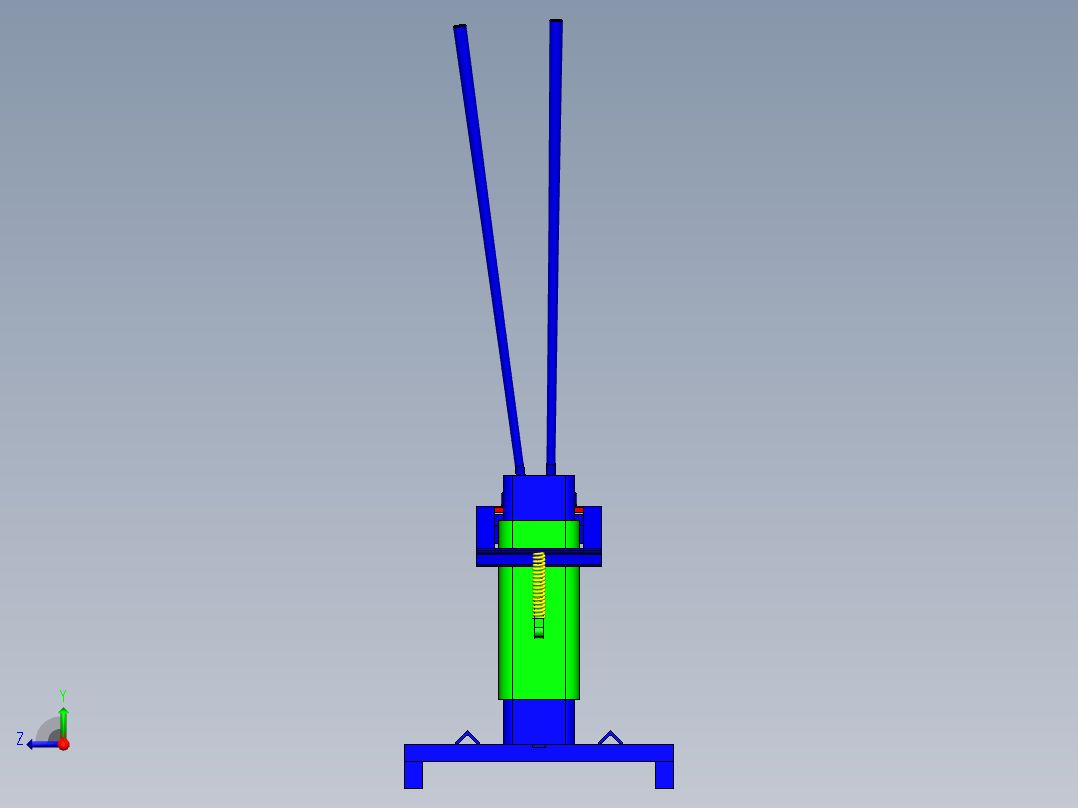 A2004006-椰子开壳器右视图