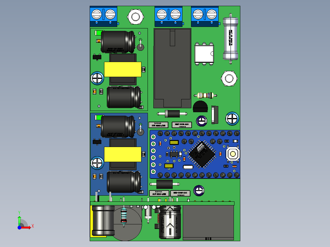 cb印刷电路板设计前视图