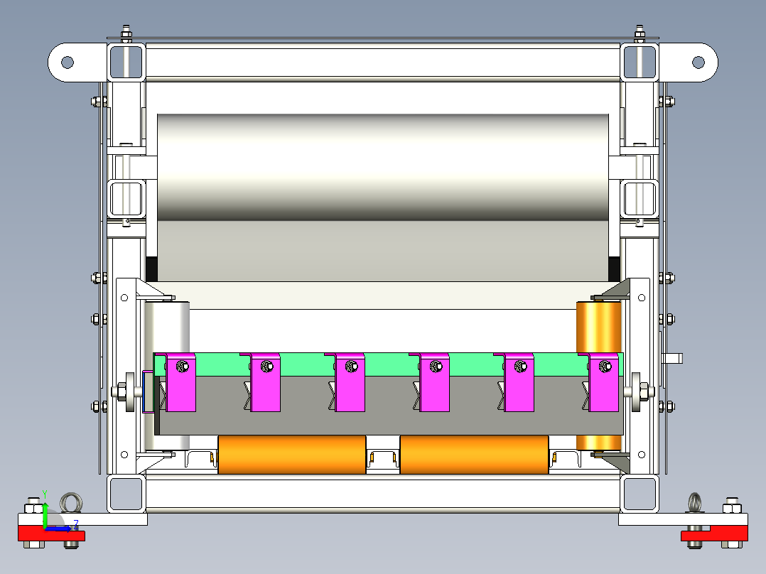 矿场运输机左视图