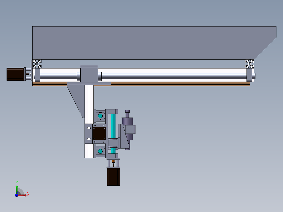 3D雕刻机前视图