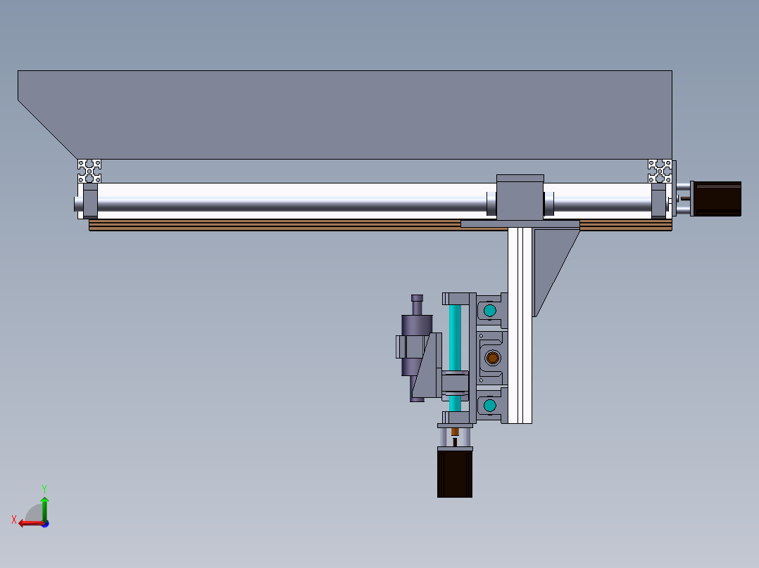 3D雕刻机后视图