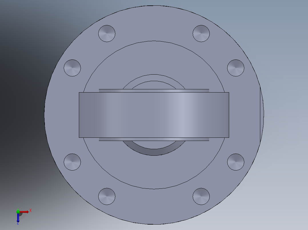 A0003168-特殊气缸（标准活塞 - 毫米类型）100x56x330 毫米俯视图