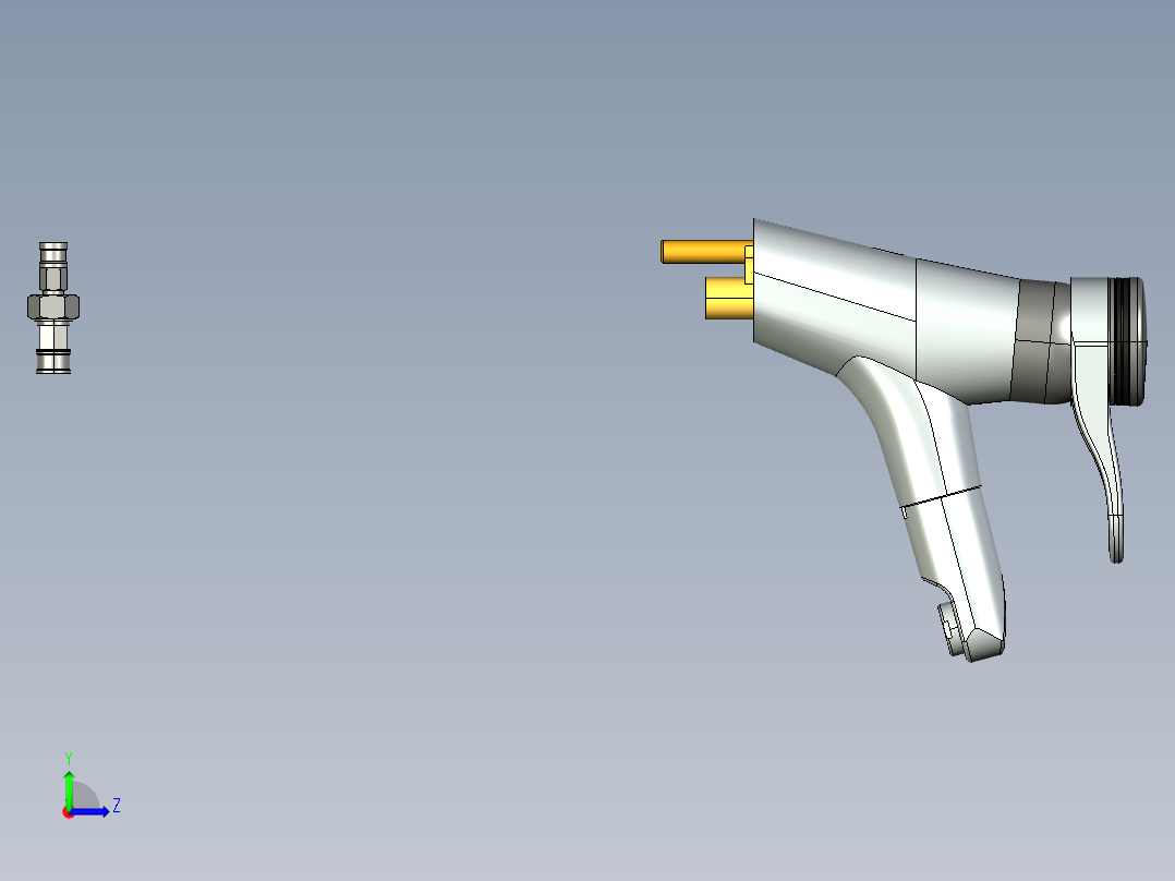 B2005244-混合水龙头左视图