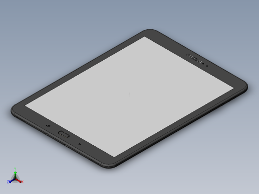 A2005242-三星 Galaxy Tab S3平板电脑正等轴测缩略图