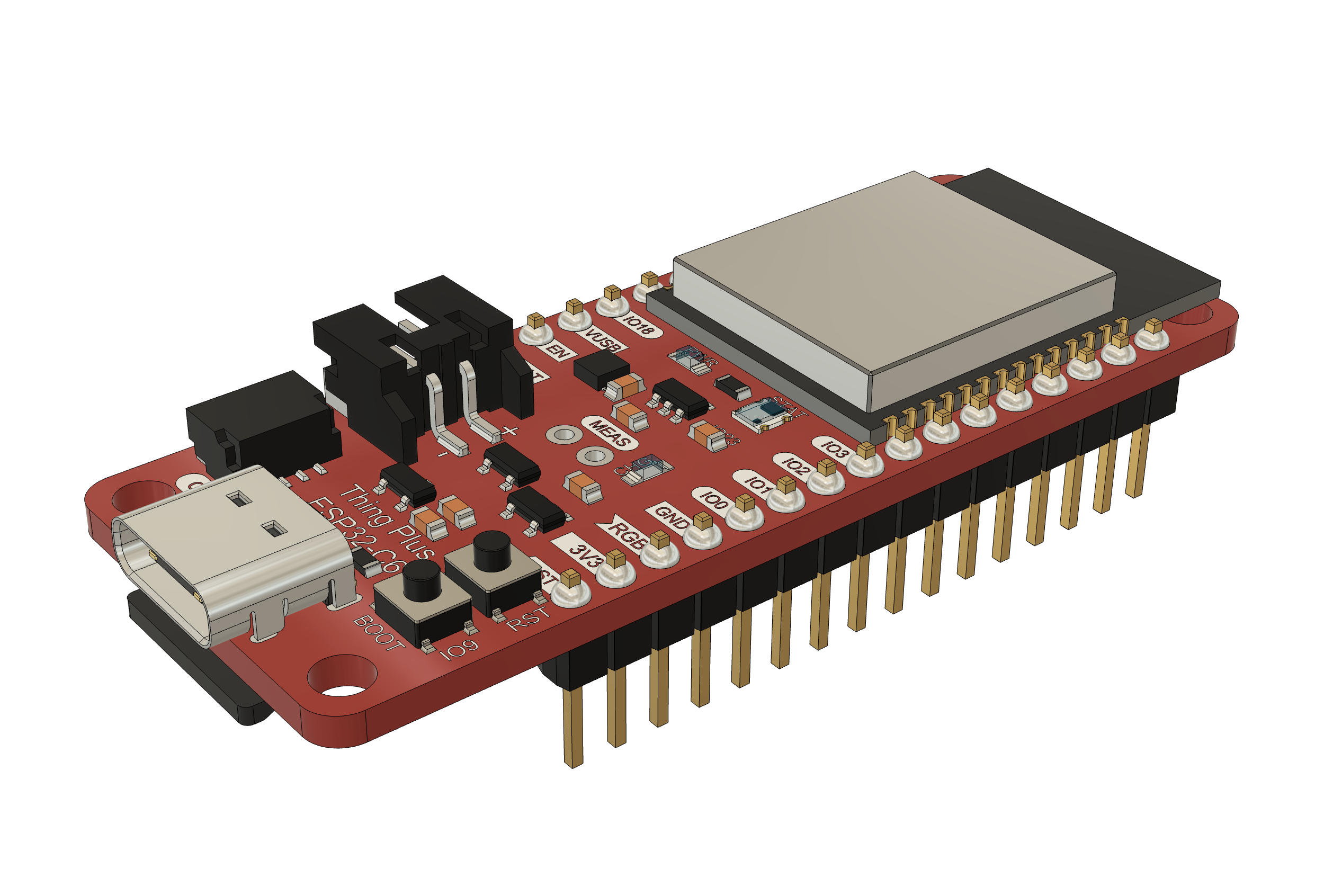 带引脚的 Sparkfun Thing Plus ESP32-C6