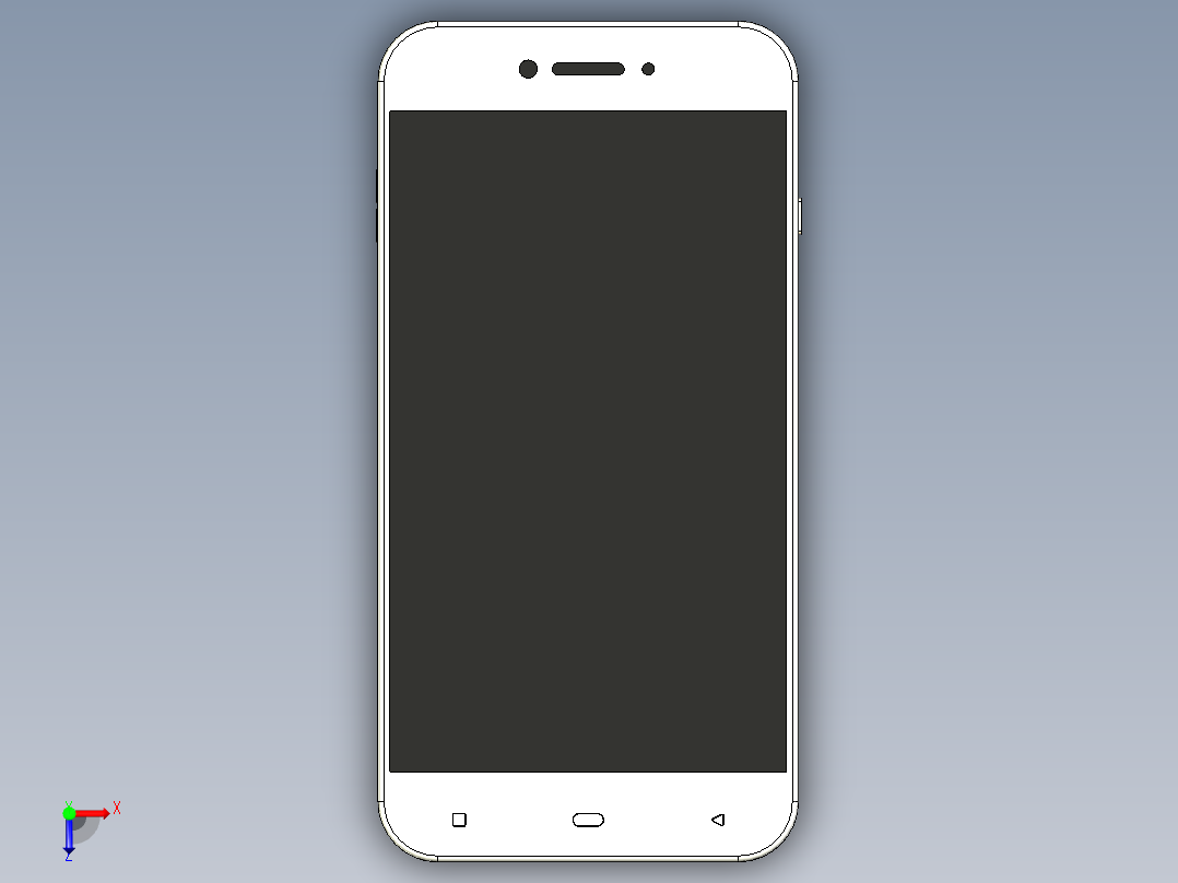 智能手机11俯视图