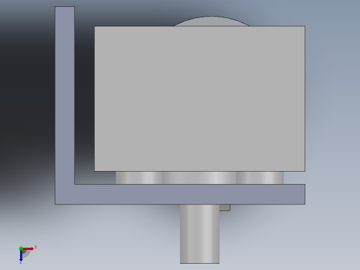 DC电机(JGY-370-1285微型蜗轮电机)俯视缩略图