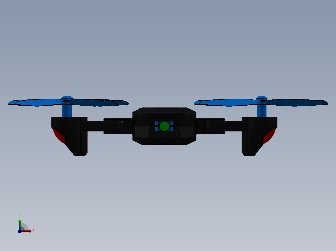 FPV无人机前视图