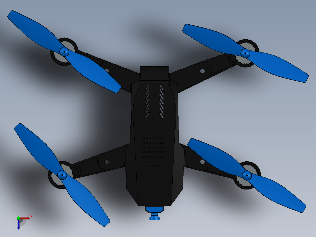 FPV无人机俯视图