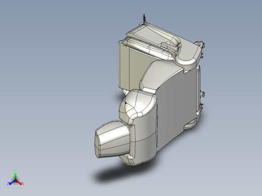 RECARO座椅3D模型图纸正等轴测缩略图
