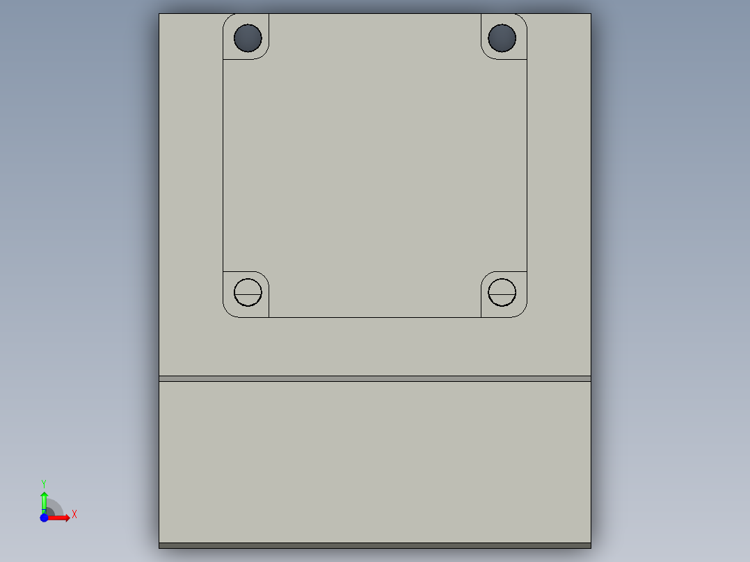 Y方向传动装配1210前视图