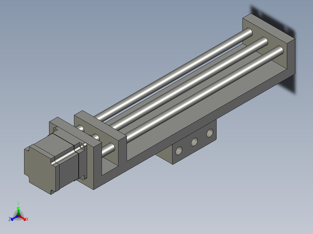 Y方向传动装配1210正等轴测图