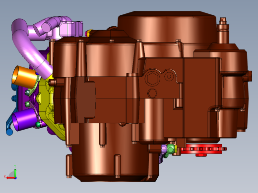 KTM660LC4单缸发动机后视缩略图