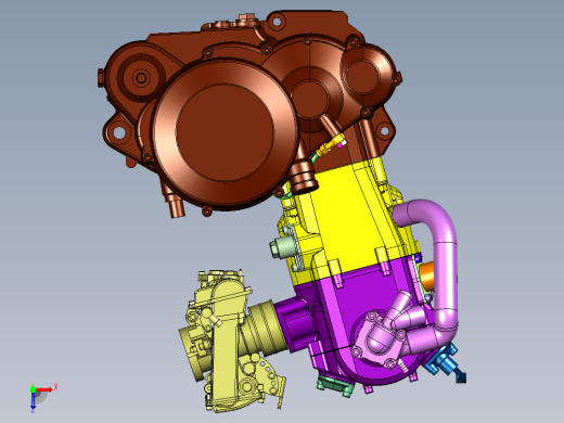 KTM660LC4单缸发动机俯视缩略图